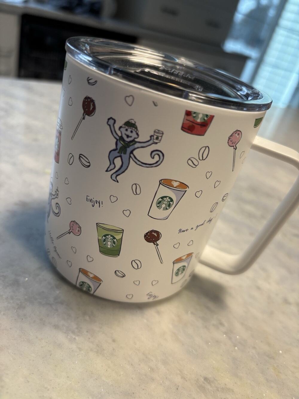 Starbucks Roller Rabbit 12oz Stainless Steel Tumbler Holiday 2025 New Fast Ship